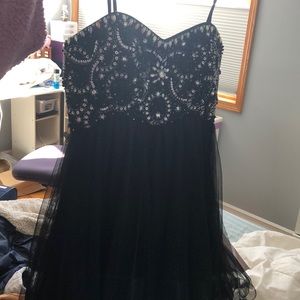 black dress